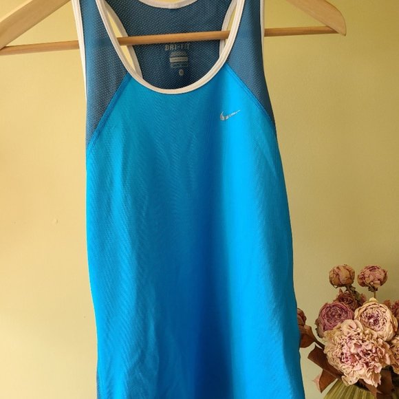 Nike Blue Tank Top - Picture 1 of 3